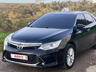 2015 Toyota Camry VII (XV50) Рестайлинг, чёрный, 2030000 рублей, вид 1