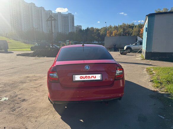 2017 Skoda Rapid I Рестайлинг, красный, 1250000 рублей - вид 4