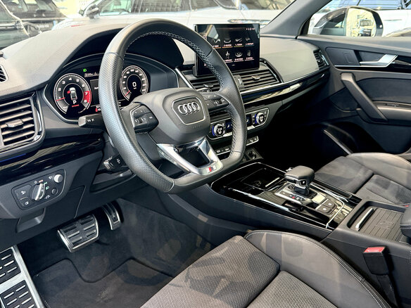2021 Audi Q5 45 TFSI II (FY) Рестайлинг, синий - вид 16