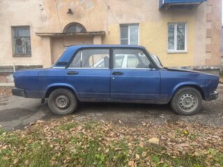 2007 Lada (ВАЗ) 2107, синий, 65000 рублей, вид 4