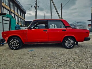 1992 Lada (ВАЗ) 2107, красный, 143500 рублей, вид 5
