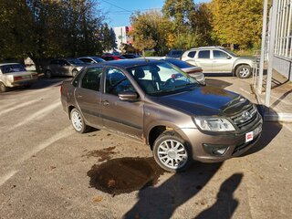2015 Lada (ВАЗ) Granta I, коричневый, 365000 рублей, вид 4