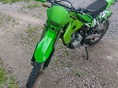 1998 Kawasaki KLX 250, зелёный, 249000 рублей, вид 3
