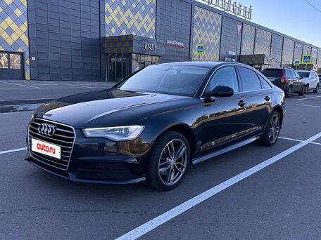 2017 Audi A6 IV (C7) Рестайлинг, чёрный, 1650000 рублей, вид 3