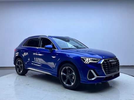 2023 Audi Q3 35 TFSI II (F3), синий, 2640000 рублей, вид 3