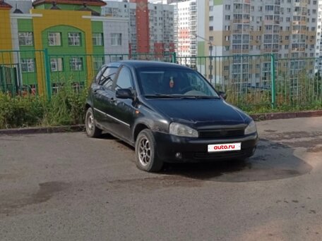 2011 Lada (ВАЗ) Kalina I, чёрный, 140000 рублей, вид 2