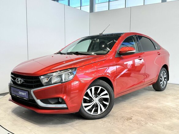 2016 Lada (ВАЗ) Vesta I, красный, 750000 рублей