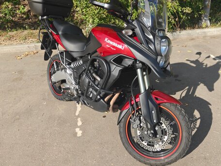 2012 Kawasaki Versys 650, красный, 430000 рублей, вид 1