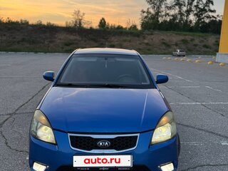 2010 Kia Rio II Рестайлинг, синий, 390000 рублей, вид 2