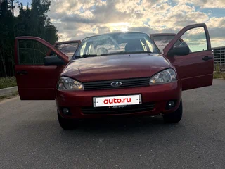 2007 Lada (ВАЗ) Kalina I, красный, 255000 рублей, вид 2