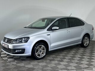 2018 Volkswagen Polo V Рестайлинг, серебристый, 1220000 рублей, вид 1