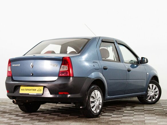 2010 Renault Logan I Рестайлинг, синий, 249000 рублей - вид 3