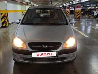 2010 Hyundai Getz I Рестайлинг, серебристый, 650000 рублей, вид 2