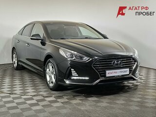2019 Hyundai Sonata VII (LF) Рестайлинг, чёрный, 1900000 рублей, вид 3