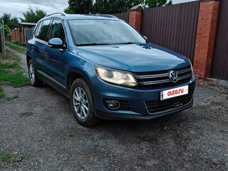 2011 Volkswagen Tiguan I Рестайлинг, синий, 1250000 рублей, вид 3