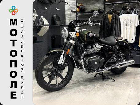 2026 Royal Enfield Super Meteor, зелёный, 773000 рублей, вид 1
