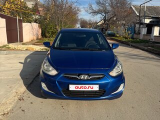 2012 Hyundai Solaris I, синий, 810000 рублей, вид 1