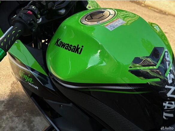 2012 Kawasaki ER-4F (Ninja 400R), зелёный, 400000 рублей - вид 14