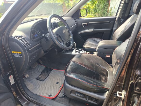 2008 Hyundai Santa Fe II, пурпурный, 1050000 рублей - вид 7