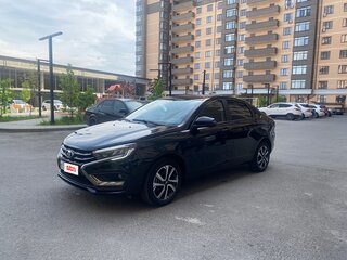 2024 Lada (ВАЗ) Vesta I Рестайлинг (NG), чёрный, 1560000 рублей, вид 3