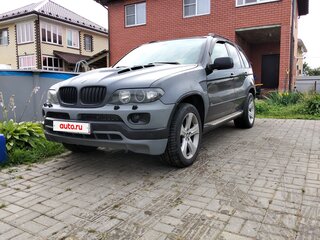2004 BMW X5 3.0i I (E53) Рестайлинг, чёрный, 785000 рублей, вид 1