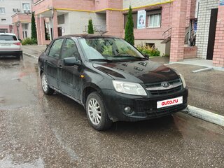 2014 Lada (ВАЗ) Granta I, чёрный, 375000 рублей, вид 5