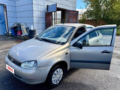 2006 Lada (ВАЗ) Kalina I, бежевый, 130000 рублей, вид 1