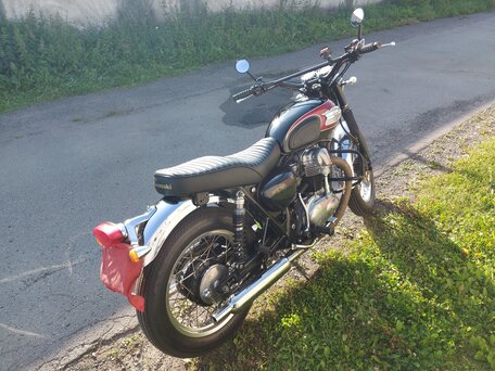 2000 Kawasaki W 650, чёрный, 520000 рублей, вид 3