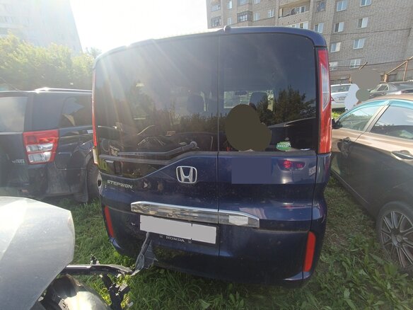 2015 Honda Stepwgn V, синий, 1193000 рублей - вид 3