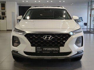 2018 Hyundai Santa Fe IV, белый, 2170000 рублей, вид 2