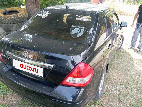 2008 Nissan Tiida I, чёрный, 550000 рублей - вид 5