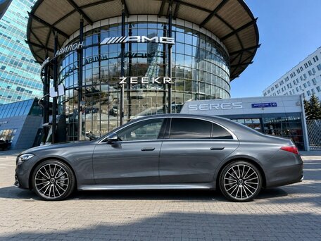 2021 Mercedes-Benz S-Класс 400 d Long 4MATIC VII (W223), серый, 9000000 рублей, вид 5