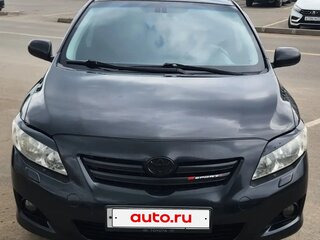 2008 Toyota Corolla X (E140, E150), чёрный, 580000 рублей, вид 4