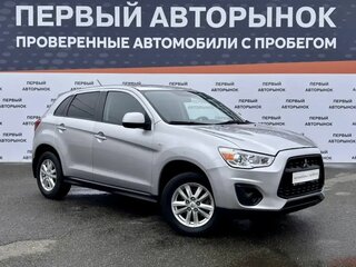 2014 Mitsubishi ASX I Рестайлинг, серебристый, 938900 рублей, вид 3