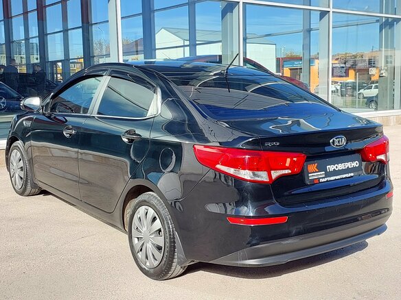 2016 Kia Rio III Рестайлинг, чёрный, 979000 рублей - вид 7