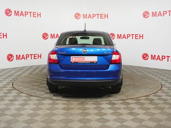 2017 Skoda Rapid I Рестайлинг, синий, 1318000 рублей - вид 6