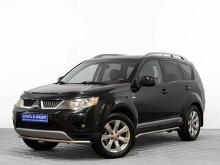2007 Mitsubishi Outlander II, чёрный, 1249000 рублей, вид 3
