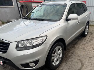 2010 Hyundai Santa Fe II Рестайлинг, серебристый, 1270000 рублей, вид 2