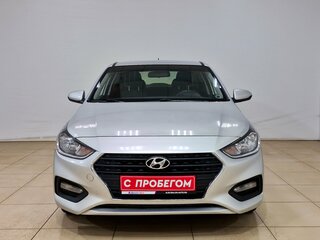 2017 Hyundai Solaris II, серебристый, 1280000 рублей, вид 2