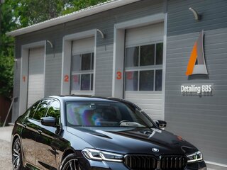2021 BMW 5 серии 520i VII (G30/G31/G38) Рестайлинг, чёрный, 5000000 рублей, вид 3
