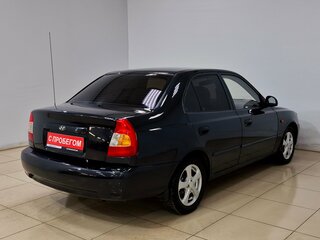 2008 Hyundai Accent ТагАЗ II, чёрный, 330000 рублей, вид 4