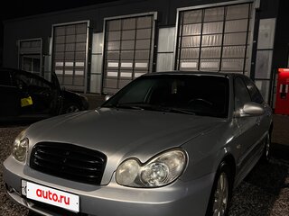 2005 Hyundai Sonata ТагАЗ IV (EF) Рестайлинг, серебристый, 200000 рублей, вид 1