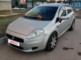2007 Fiat Punto III Grande Punto, серебристый, 350000 рублей, вид 1