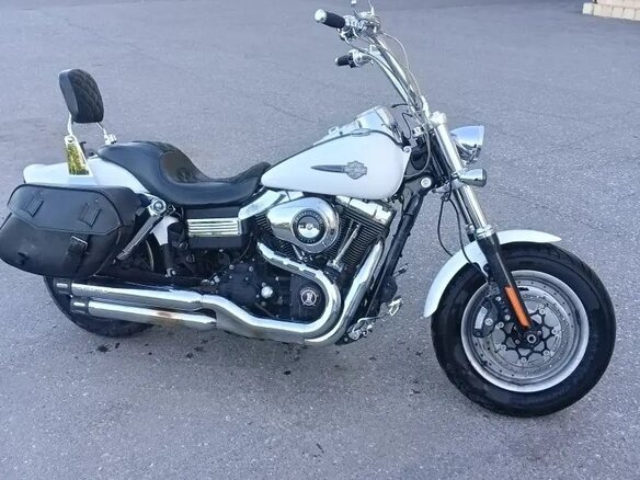 2011 Harley-Davidson Fat Bob, белый, 850000 рублей - вид 9