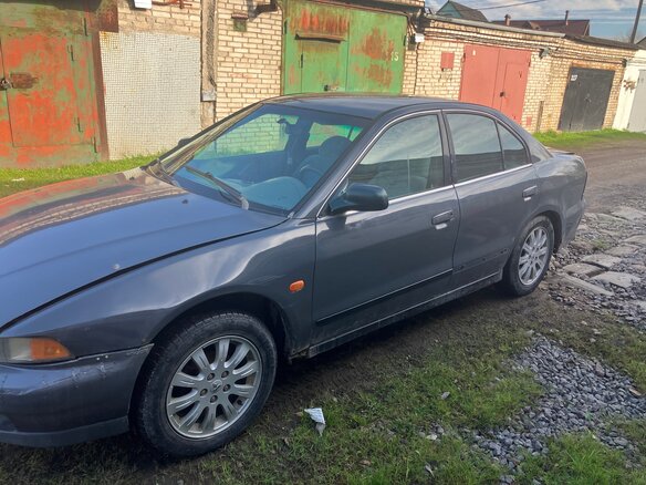 2001 Mitsubishi Galant VIII Рестайлинг, серый, 150000 рублей - вид 7