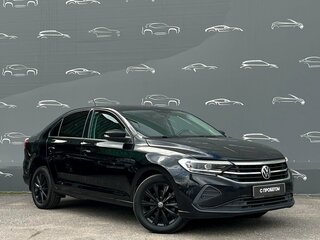 2020 Volkswagen Polo VI, чёрный, 1378900 рублей, вид 3