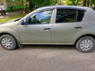 2014 Renault Sandero I, бежевый, 799000 рублей, вид 2