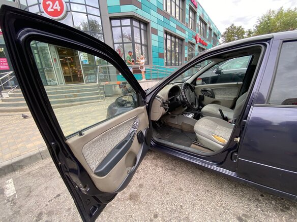 2007 Lada (ВАЗ) Kalina I, синий, 230000 рублей - вид 5