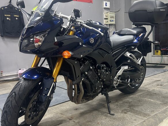 2007 Yamaha FZ1, синий, 600000 рублей