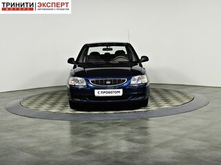 2009 Hyundai Accent ТагАЗ II, синий, 468000 рублей, вид 2